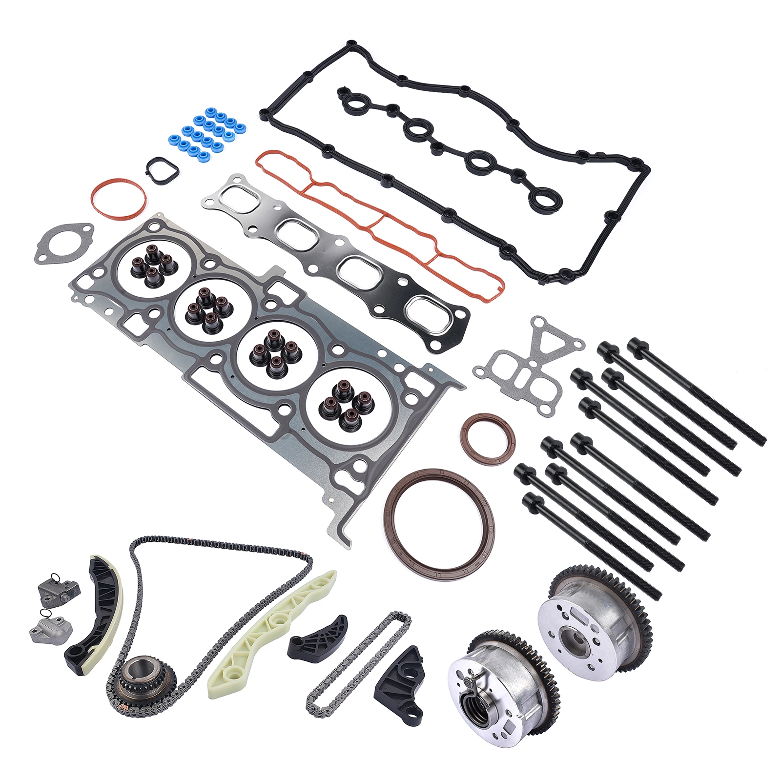 Timing Chain Kit & Head Gaskets Replacement for Dodge Chrysler Jeep Compass 2.4L l4 DOHC view 5