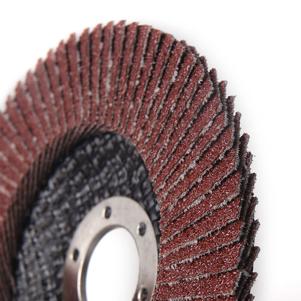 50 Pack Flap Sanding Discs 115mm 4.5 Inch Angle Grinder, 40/60/80/120 Grit Metal Grinding Wheels view 3