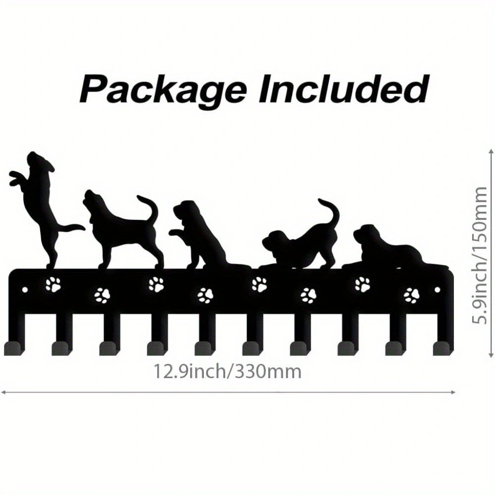 CIFbuy Animal Vertical Key Holder Detachable Wall Mounted Key Rack Organizer Storage view 3