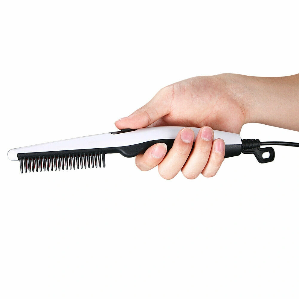 Fast Heated Electric Straight Hair Comb Beard Straightner Brush Styler For Men Women (Platform policies vary; relevant qualifications are attached via link, please do not list products without required qualifications) view 4