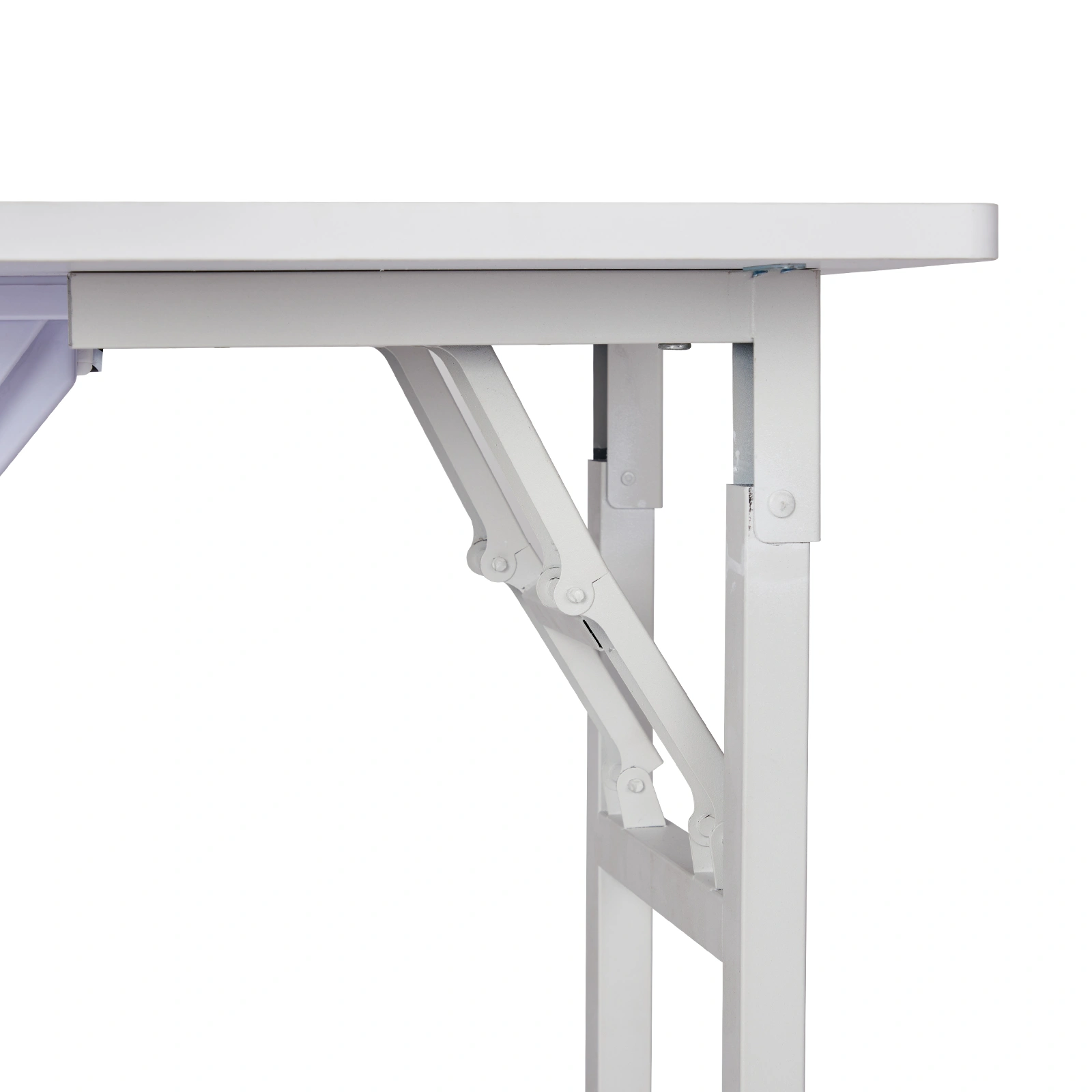 Foldable Manicure Table with Electric Dust Collector, Lockable Wheels, Wrist Cushion, Drawers & Cabinet for Beauty Salon, White view 7