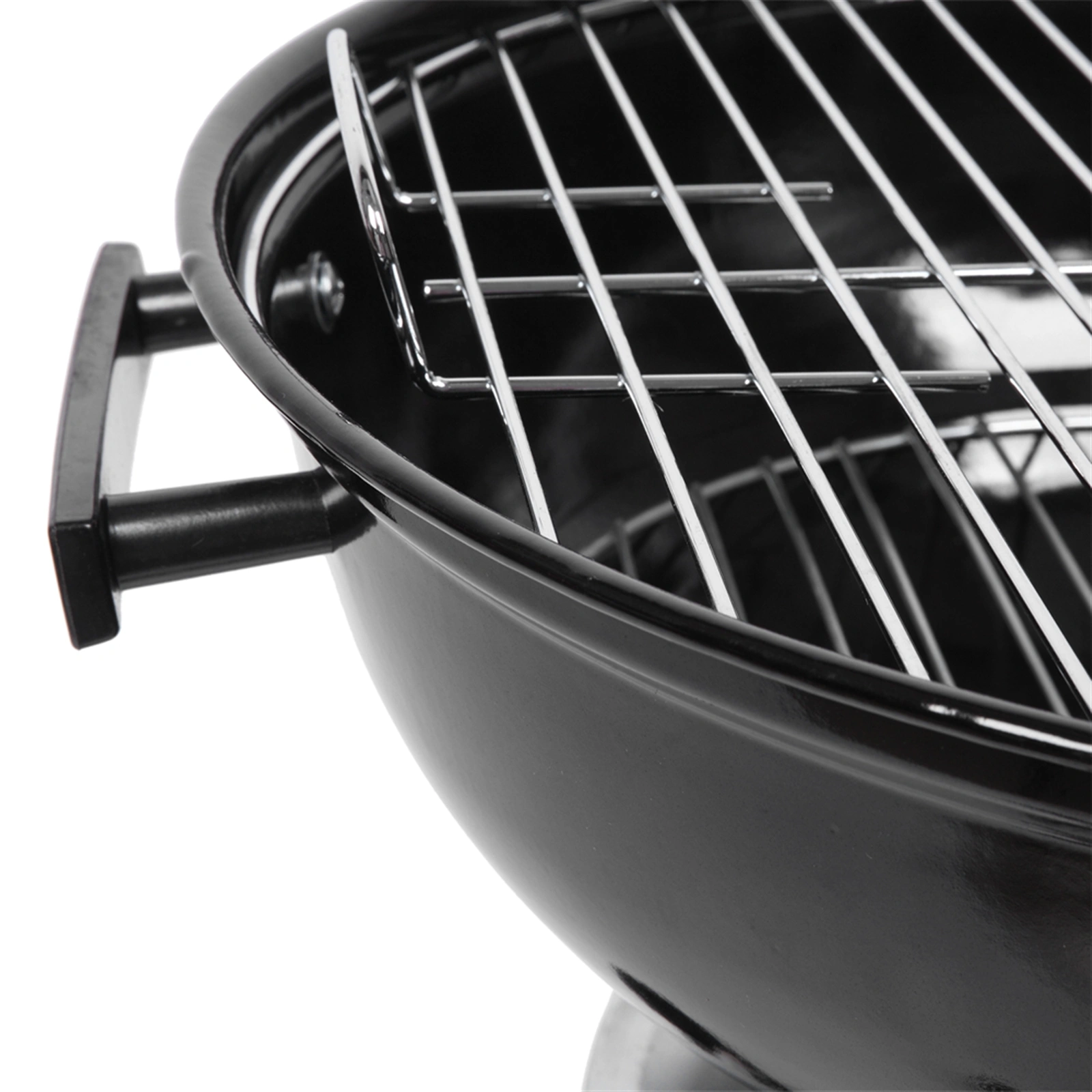 18 Inch Apple Charcoal Stove Enamel (Cover Furnace Body) White Side Wheel Diameter 15cm view 12