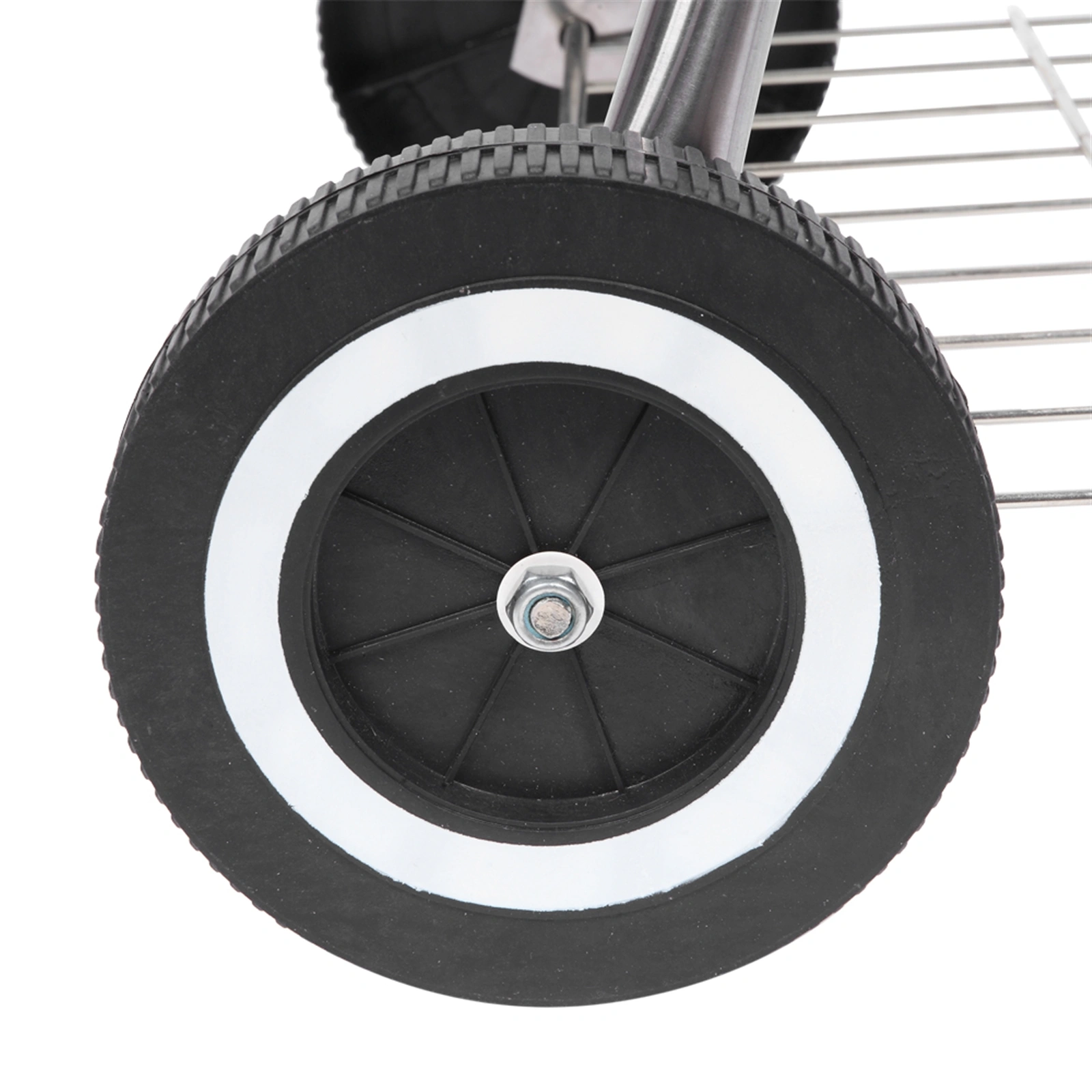 18 Inch Apple Charcoal Stove Enamel (Cover Furnace Body) White Side Wheel Diameter 15cm view 14