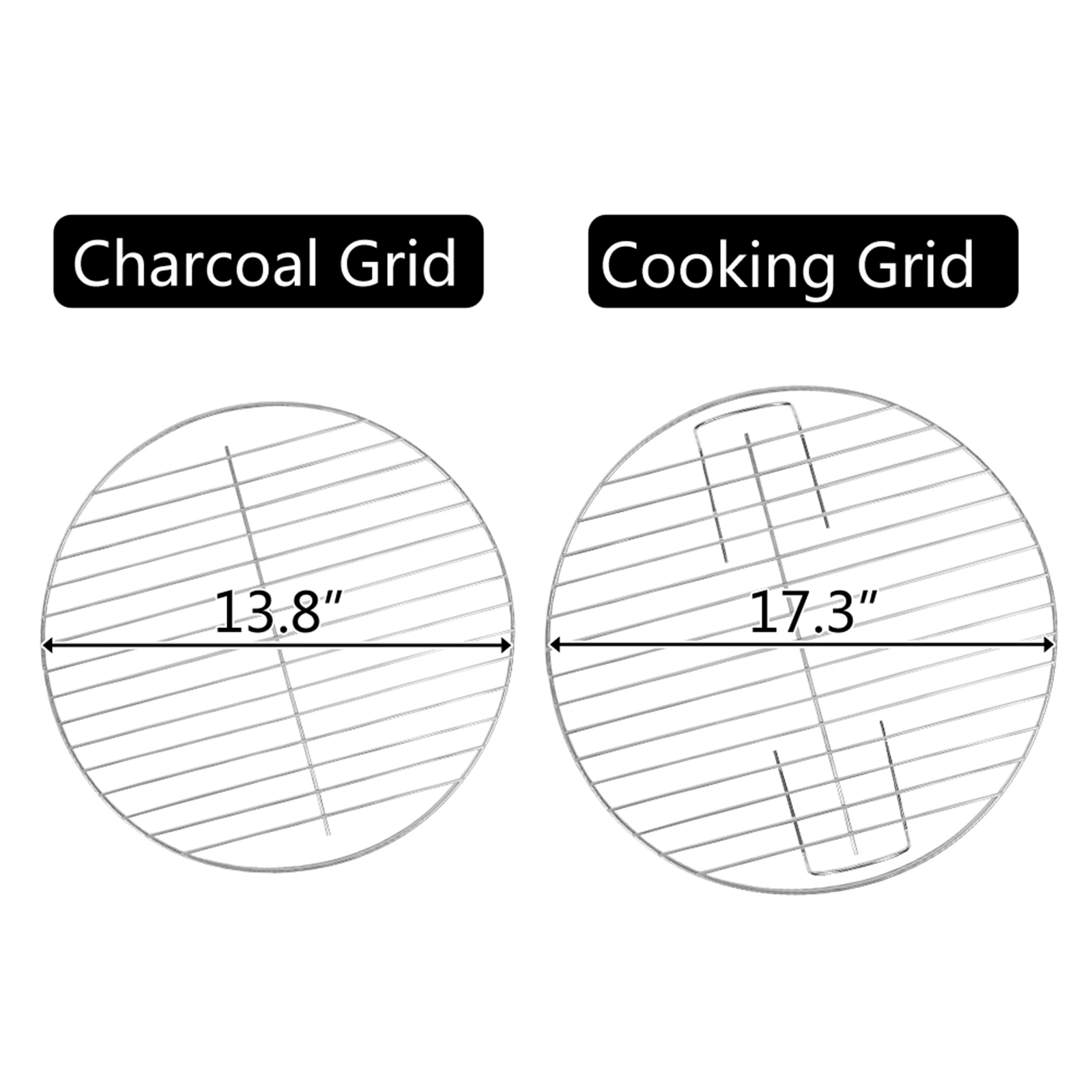 18 Inch Apple Charcoal Stove Enamel (Cover Furnace Body) White Side Wheel Diameter 15cm view 17