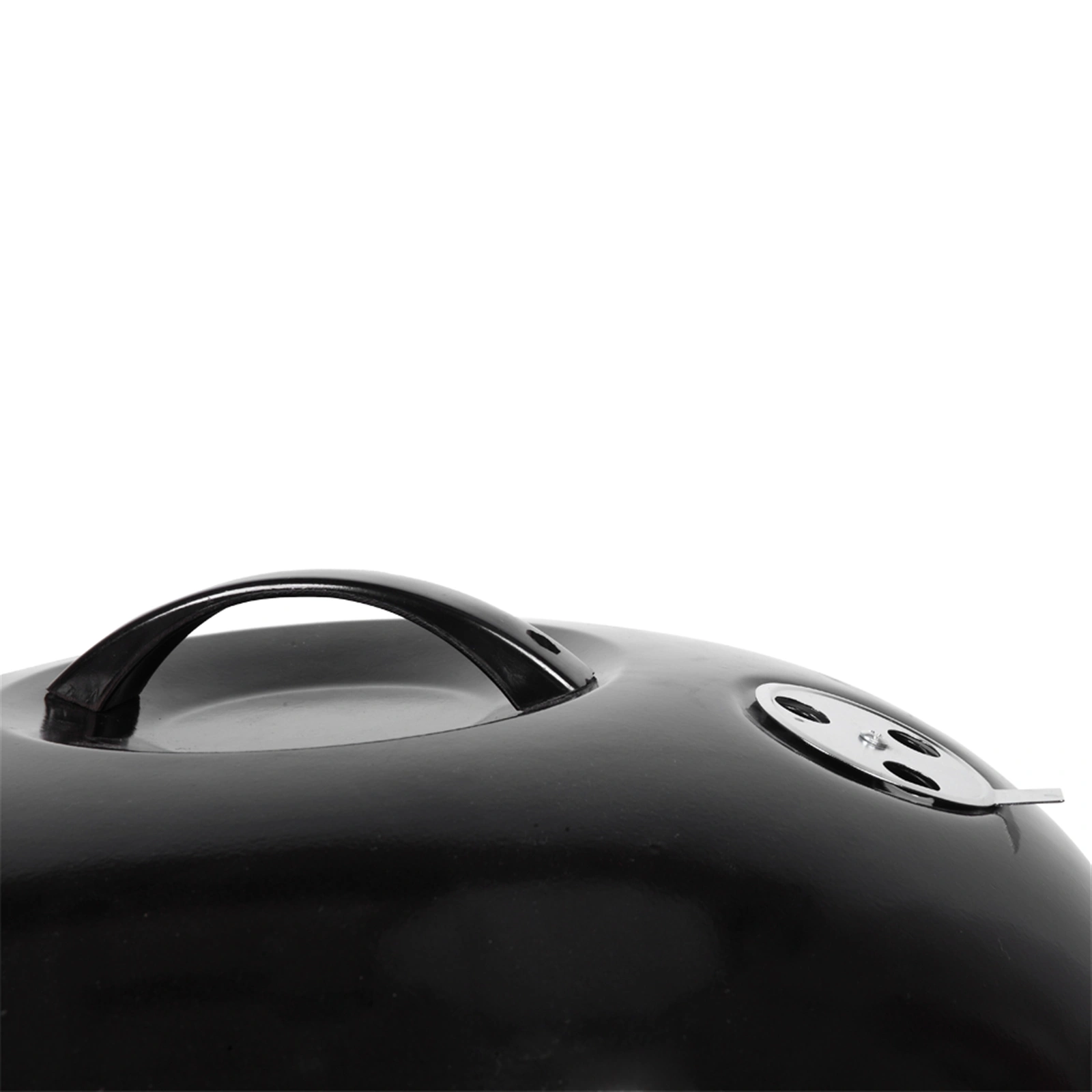 18 Inch Apple Charcoal Stove Enamel (Cover Furnace Body) White Side Wheel Diameter 15cm view 3