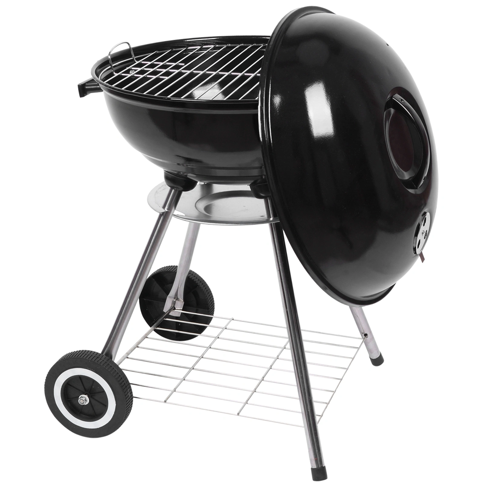 18 Inch Apple Charcoal Stove Enamel (Cover Furnace Body) White Side Wheel Diameter 15cm view 7