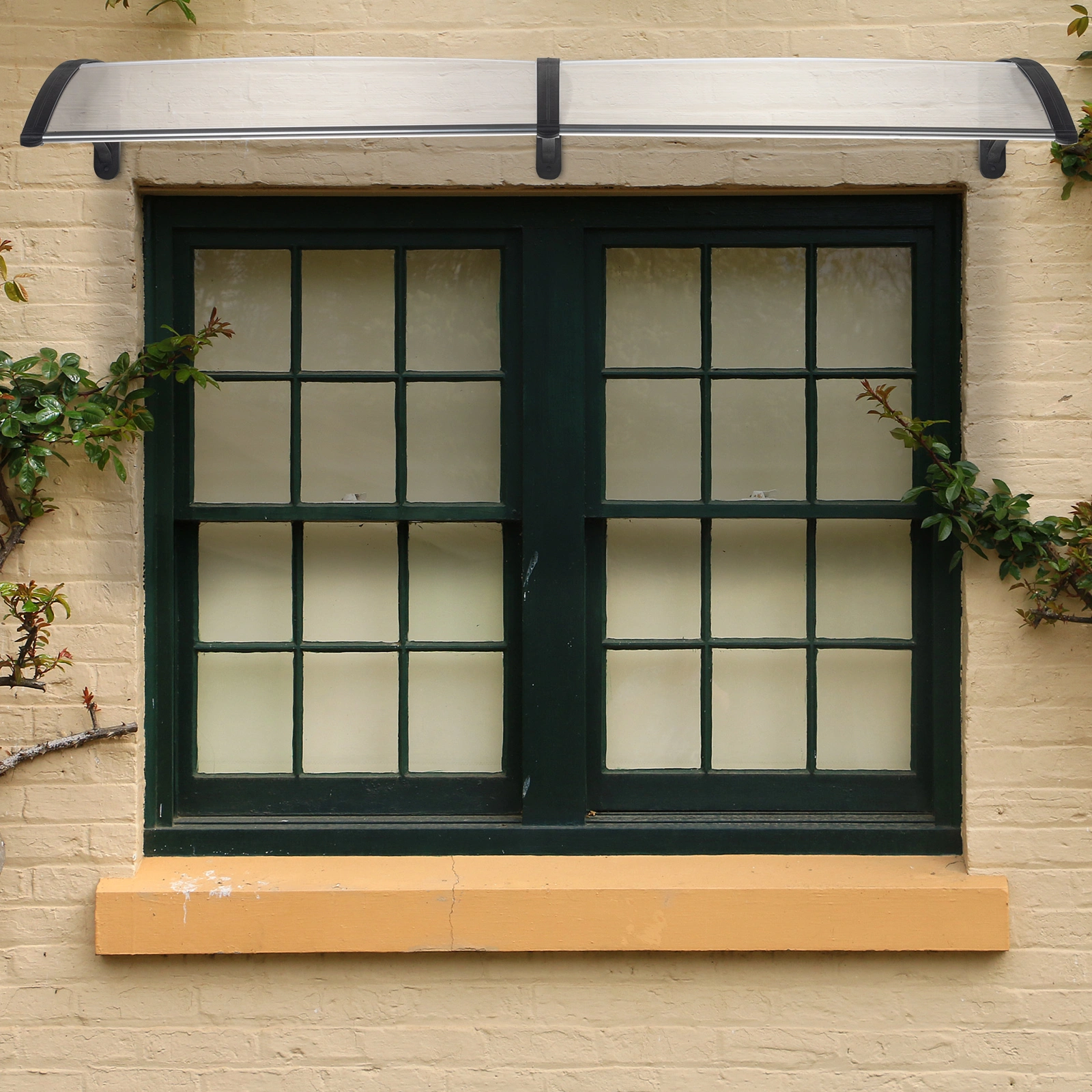 HT-200 x 100 Household Application Door & Window Rain Cover Eaves Black Holder view 36