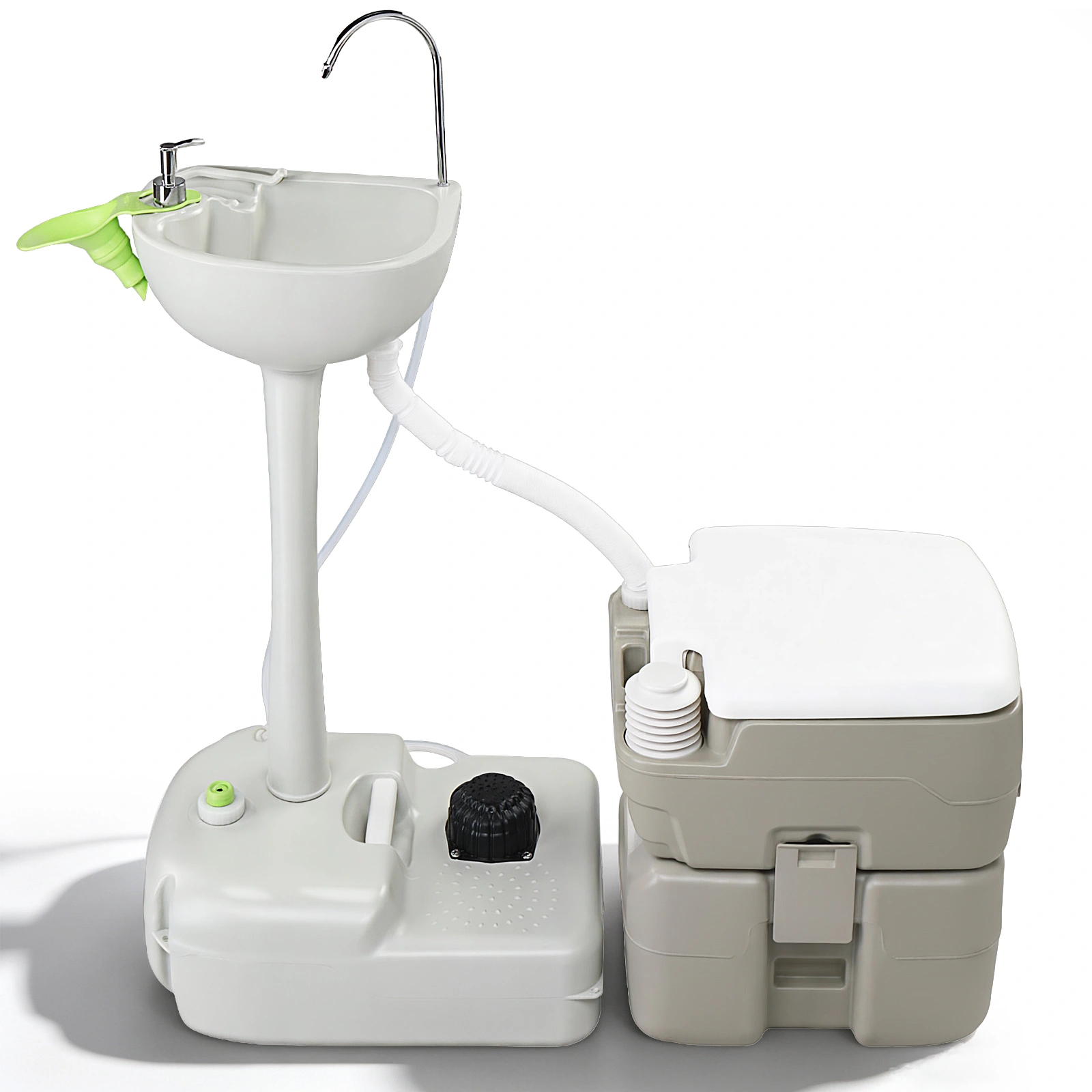 Portable Removable Outdoor Hand Sink with Portable Toilet view 2
