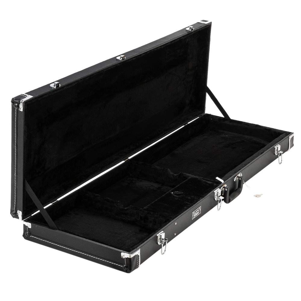 High Grade Electric Guitar Square Hard Case Flat Black view 12