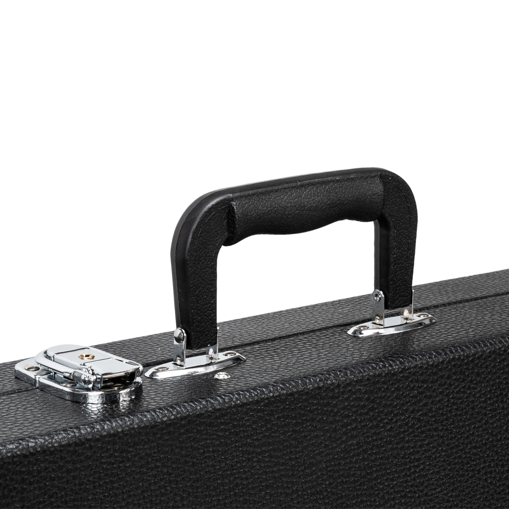 High Grade Electric Guitar Square Hard Case Flat Black view 6