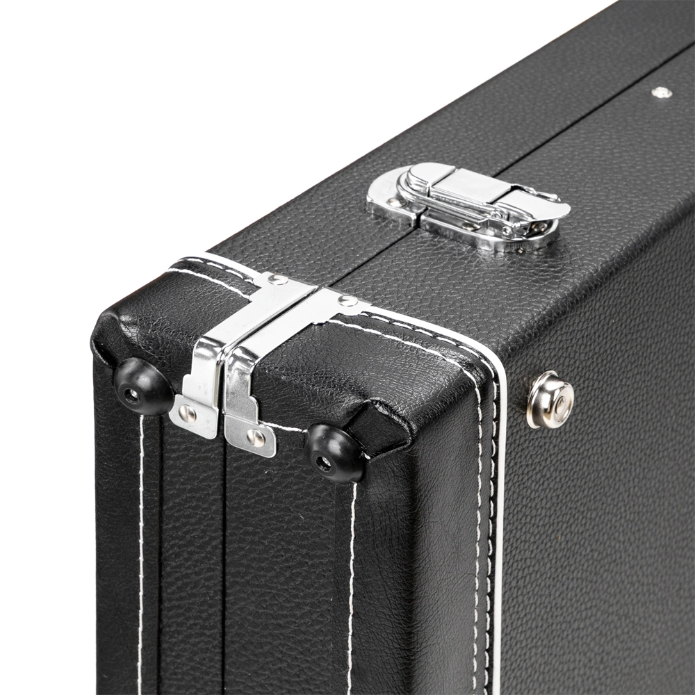 High Grade Electric Guitar Square Hard Case Flat Black view 7