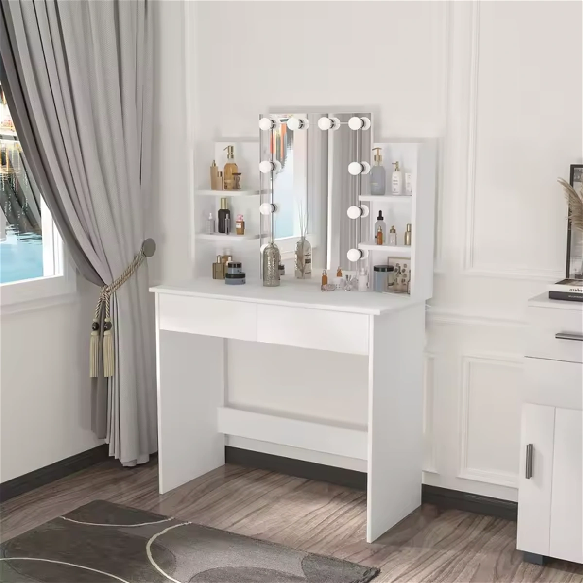 LED Vanity Makeup Dressing Table with Mirror Light UK Store