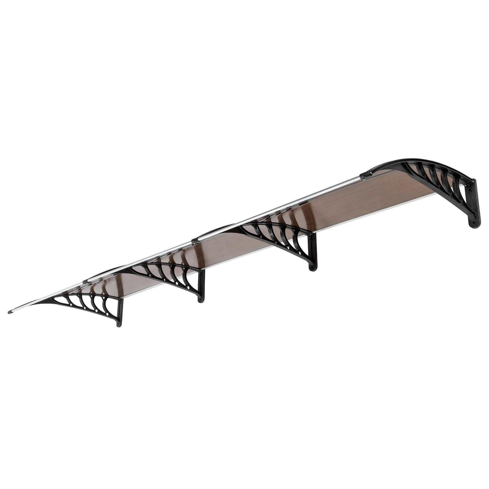 HT-300 x 100 Household Application Door & Window Rain Cover Eaves Brown Board & Black Holder view 14