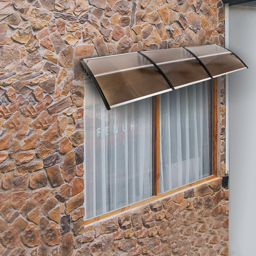 HT-300 x 100 Household Application Door & Window Rain Cover Eaves Brown Board & Black Holder view 22
