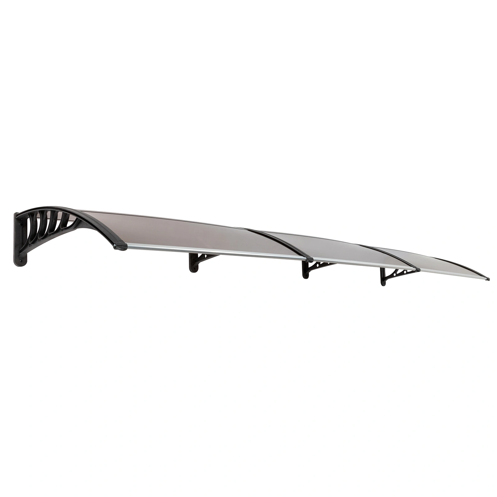 HT-300 x 100 Household Application Door & Window Rain Cover Eaves Brown Board & Black Holder view 8
