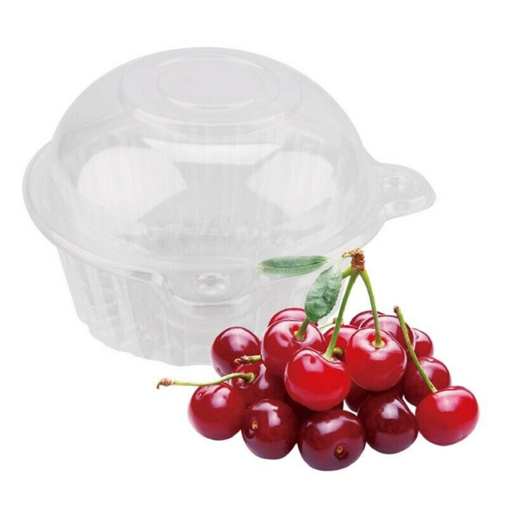50pcs Clear Plastic Cupcake Muffin Liner Cases - Single Cup Cake Holders Baking Pods Boxes view 5