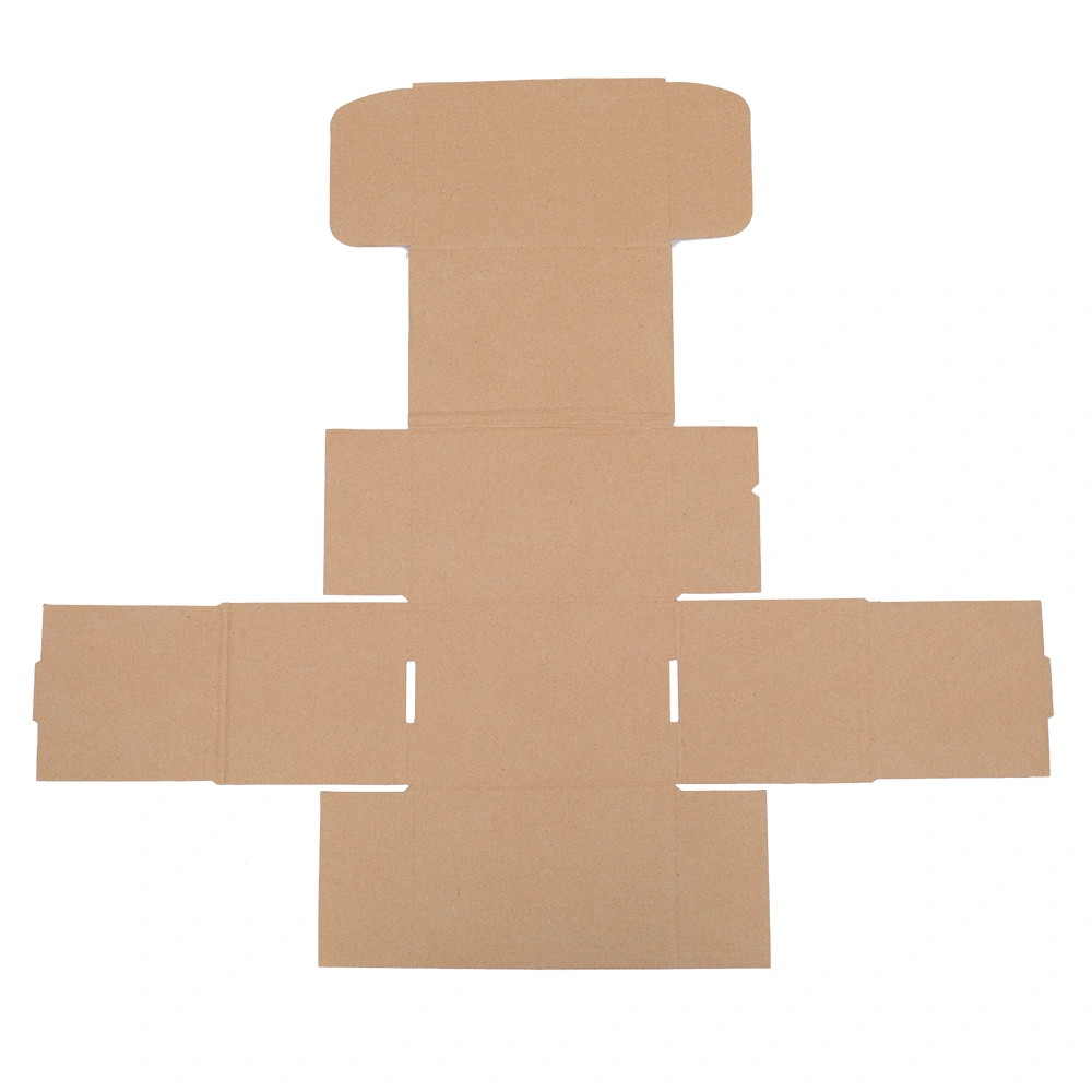 50 Corrugated Paper Boxes 6x4x4"(15.2*10*10cm)White Outside and Yellow Inside view 3