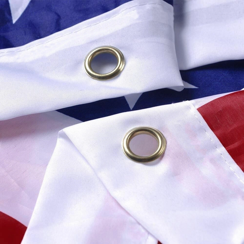 1pcs 4X6FT 120*180cm American Flag USA Flag Printed Nylon Flag National Flag w/Brass Grommets Courtyard Decoration Festival Decoration Flag(US Logistics only For USPS.TK/TMEU only For self-pickup) view 3