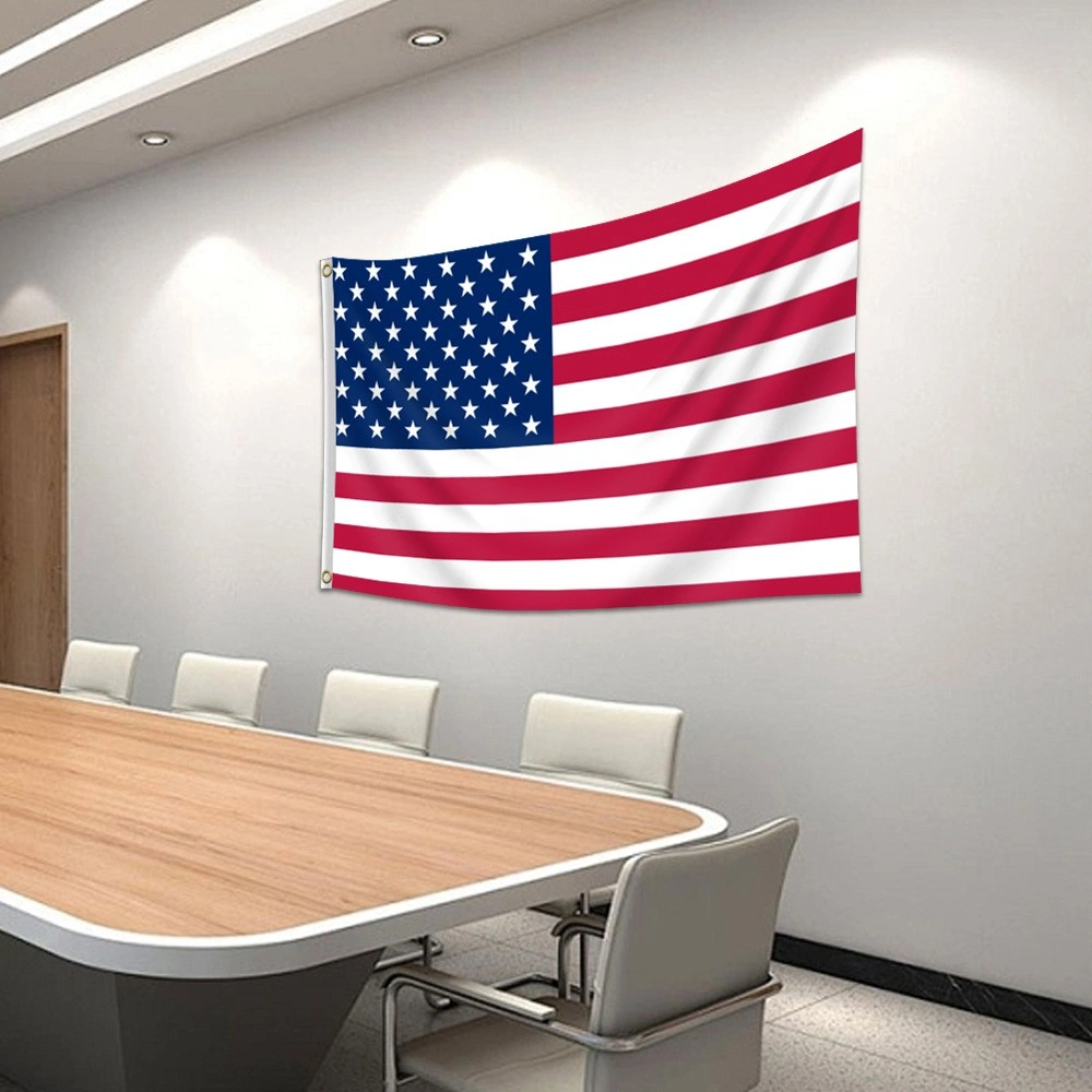 1pcs 4X6FT 120*180cm American Flag USA Flag Printed Nylon Flag National Flag w/Brass Grommets Courtyard Decoration Festival Decoration Flag(US Logistics only For USPS.TK/TMEU only For self-pickup) view 6