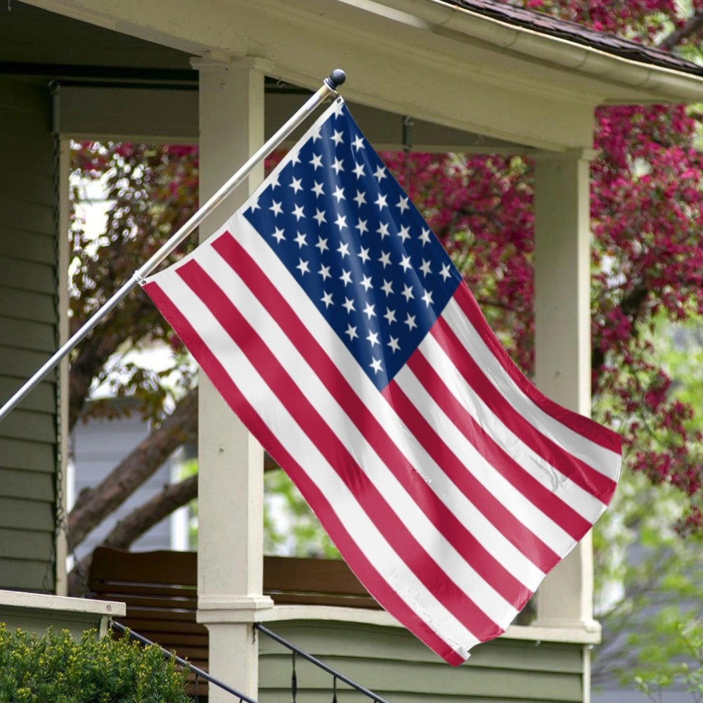 1pcs 4X6FT 120*180cm American Flag USA Flag Printed Nylon Flag National Flag w/Brass Grommets Courtyard Decoration Festival Decoration Flag(US Logistics only For USPS.TK/TMEU only For self-pickup) view 7