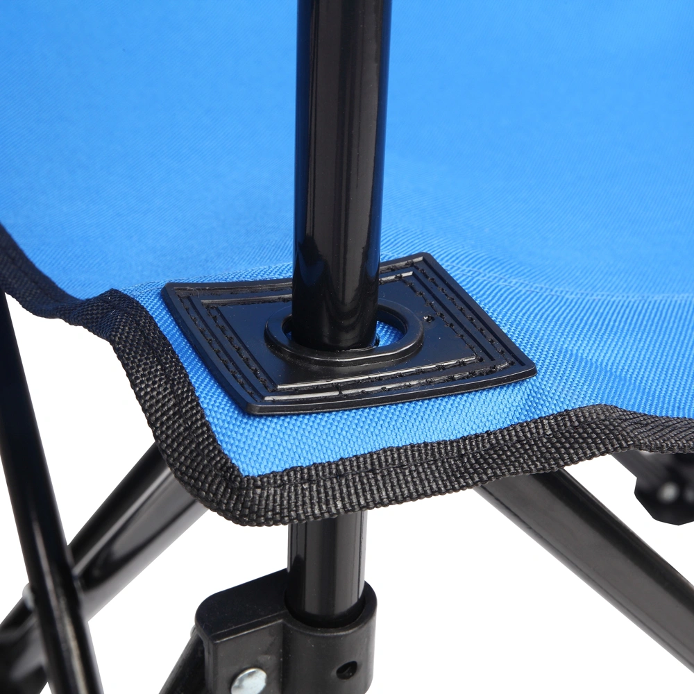 Portable Outdoor 2-Seat Folding Chair with Removable Sun Umbrella Blue view 31