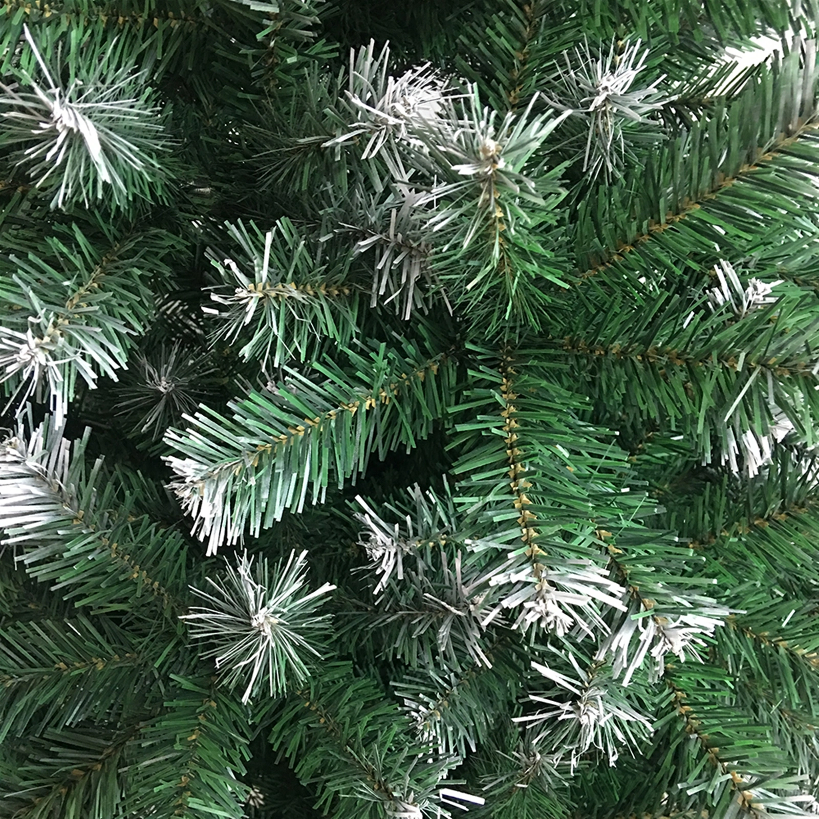 6FT Iron Leg White PVC 650 Branches Christmas Tree view 8