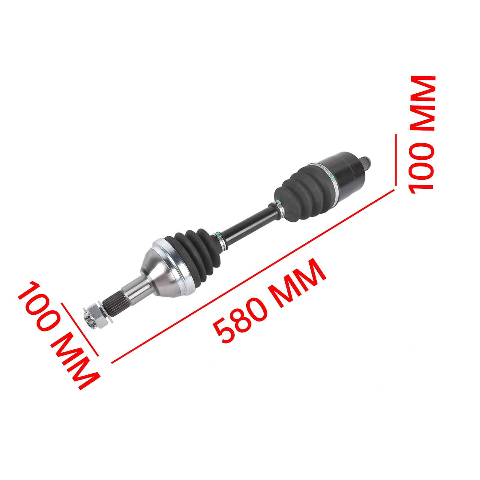 2Pcs Rear Left and Right CV Axle Assembly Fit for Can-Am Outlander Renegade 1000R 2019-2024 705503025 705503024 view 7