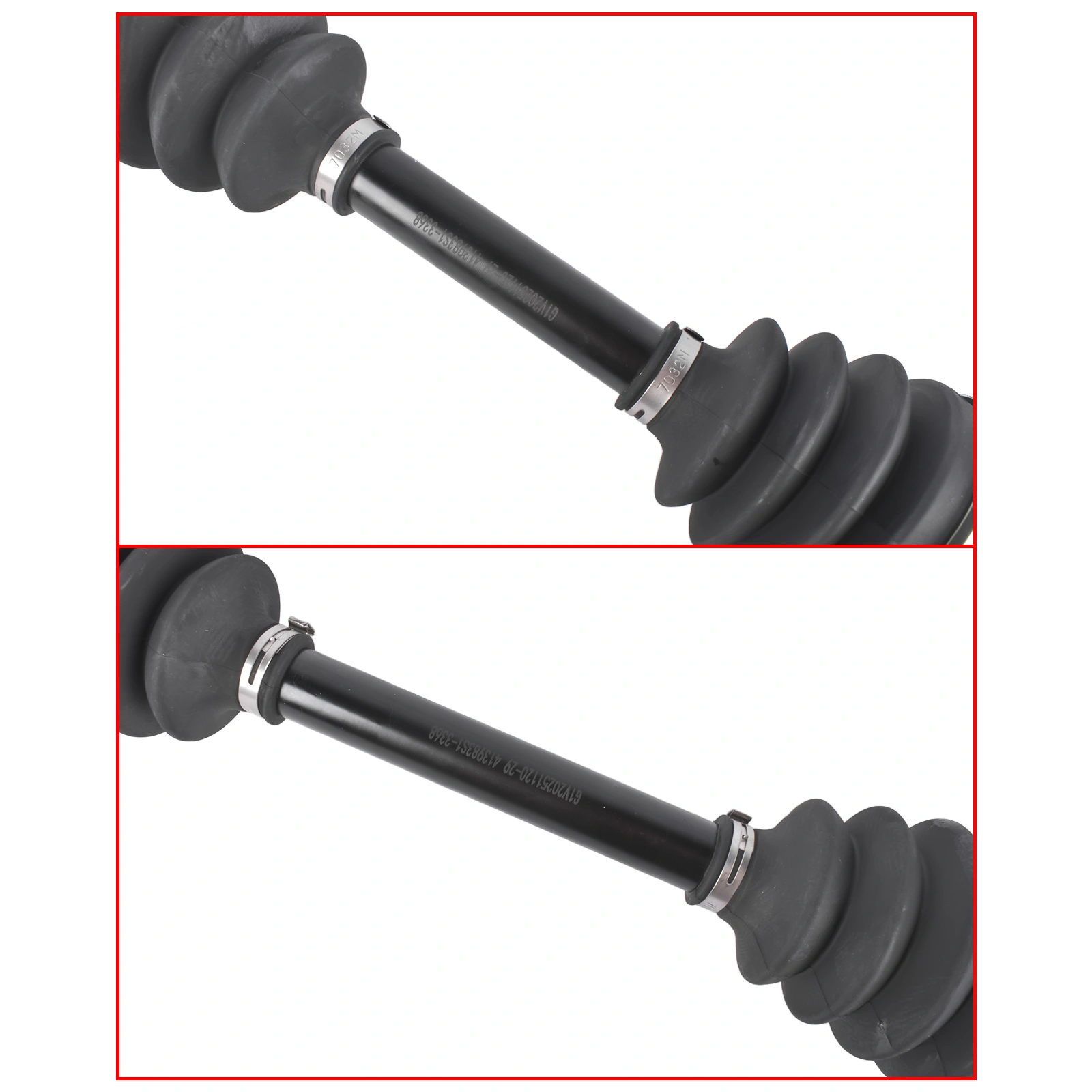 2Pcs Rear Left and Right CV Axle Assembly Fit for Can-Am Outlander Renegade 1000R 2019-2024 705503025 705503024 view 8