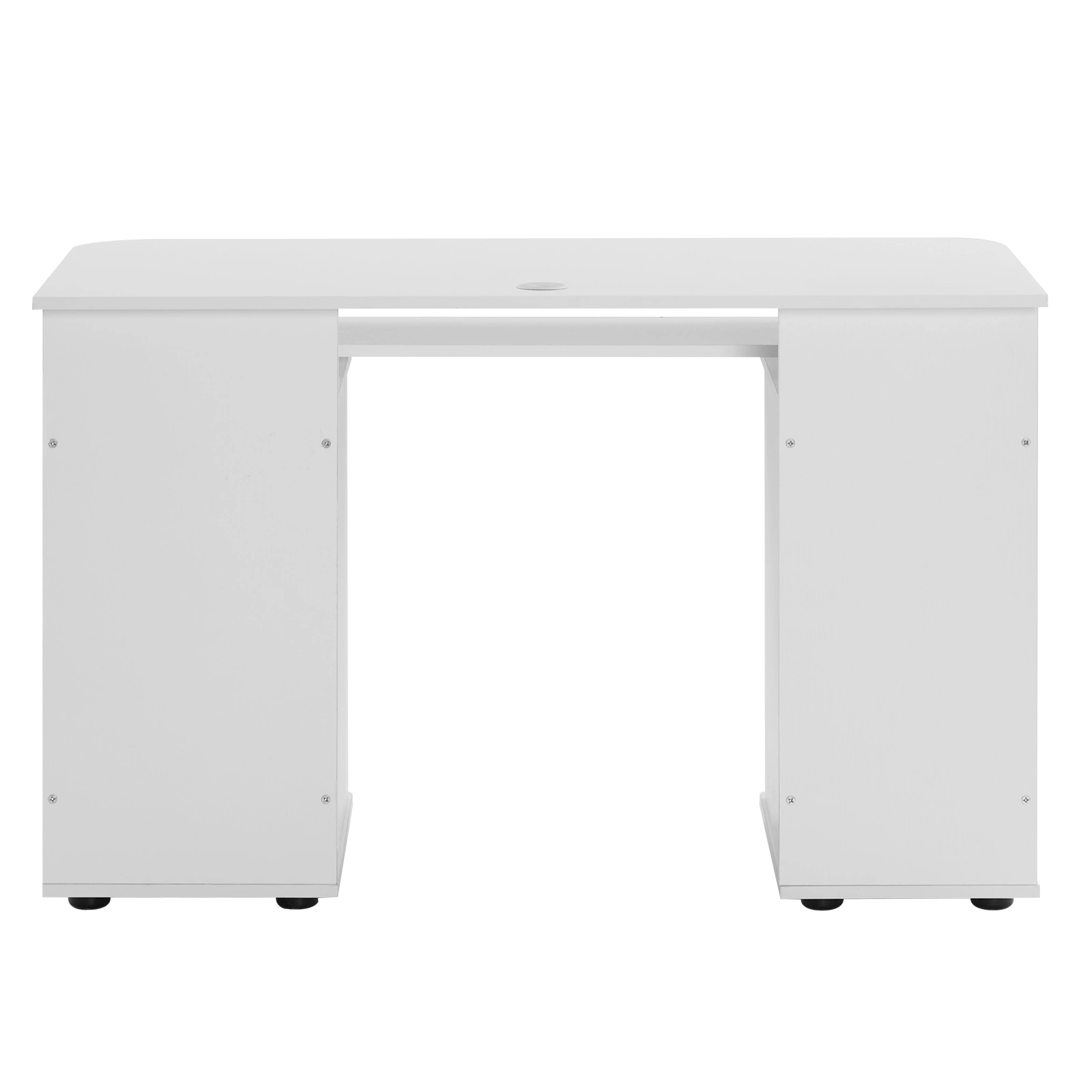 Embossed White Particle Board with Melamine Laminate 1155574cm One-Door Three-Drawer Computer Desk view 9