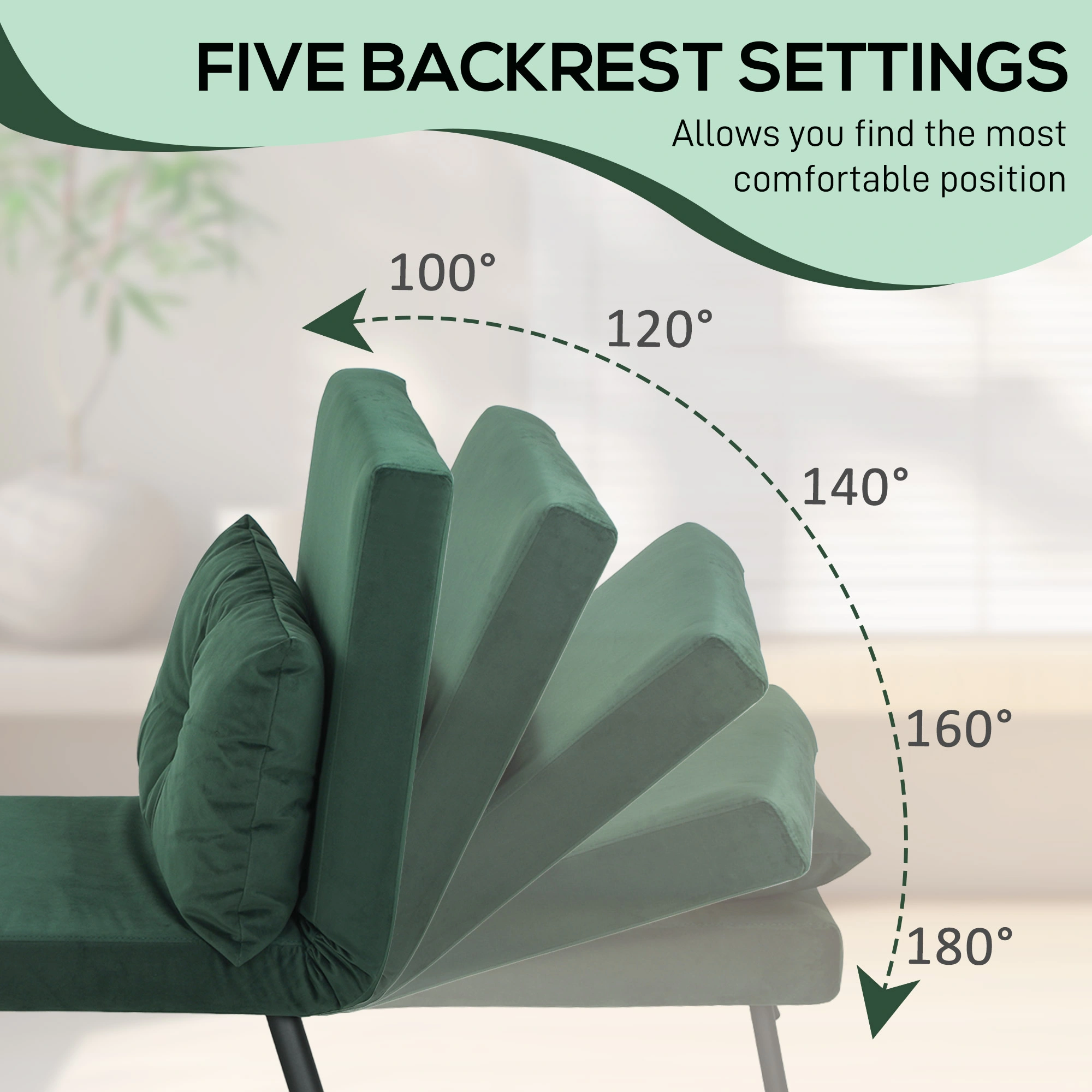Sofa Chair - Modern Accent Armchair with Cushioned Seat, Compact Loveseat for Living Room, Bedroom, Small Spaces, Easy Assembly view 5
