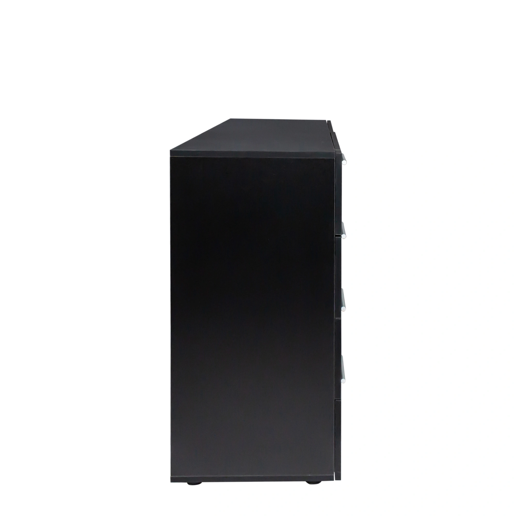 8 Drawer Double Dresser for Bedroom, Wide Storage Cabinet for Living Room Home Entryway, Black view 9