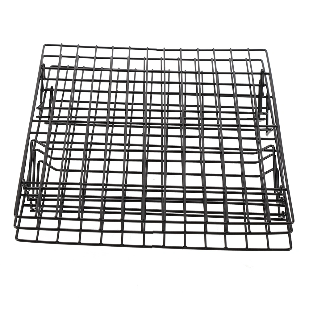 Carbon Steel Nonstick Cooling Rack - Grill Baking Tray for Biscuits Cakes Bread, Multifunctional Kitchen BBQ Rack view 5