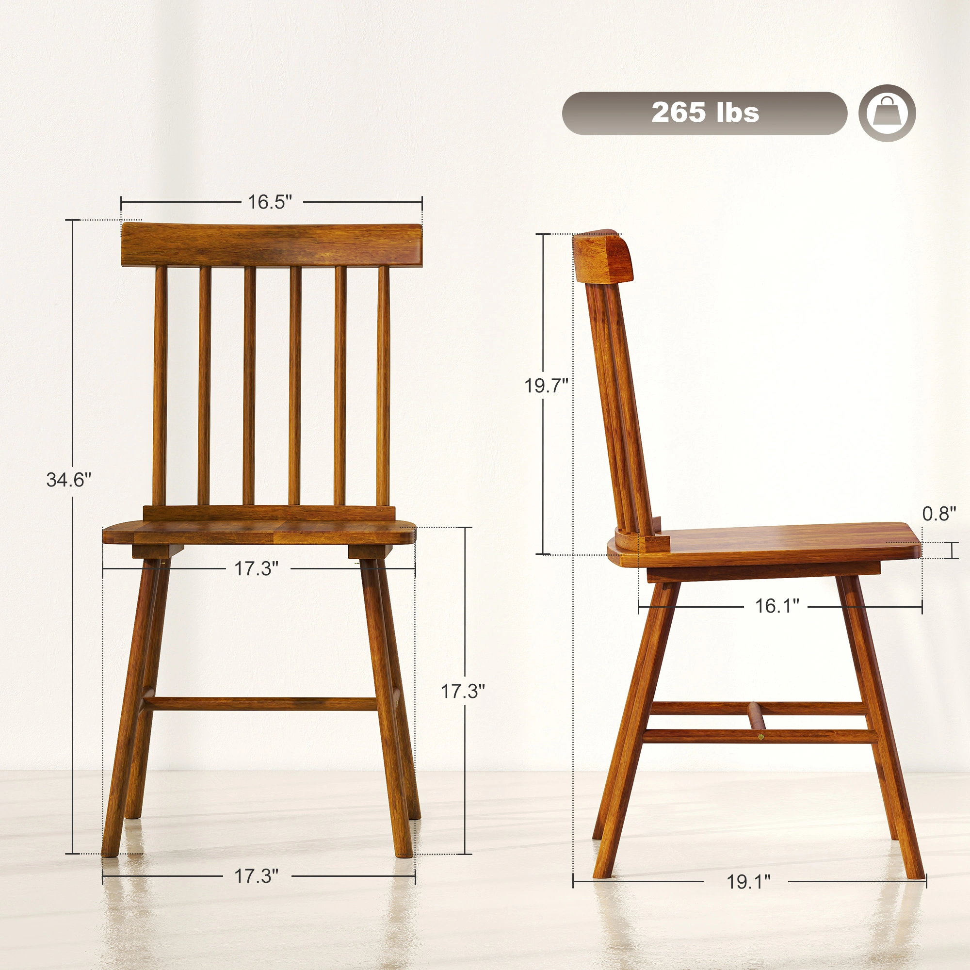 Dining chair view 2