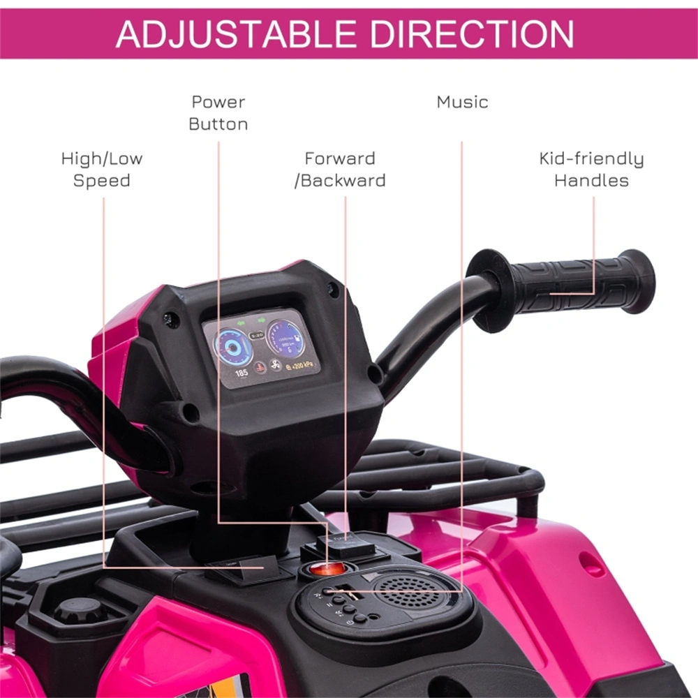 Kids Ride On Car Toy Battery Operated Remote Control Vehicle for Toddlers Ages 1-3 Electric Play Car with Parental Control view 5
