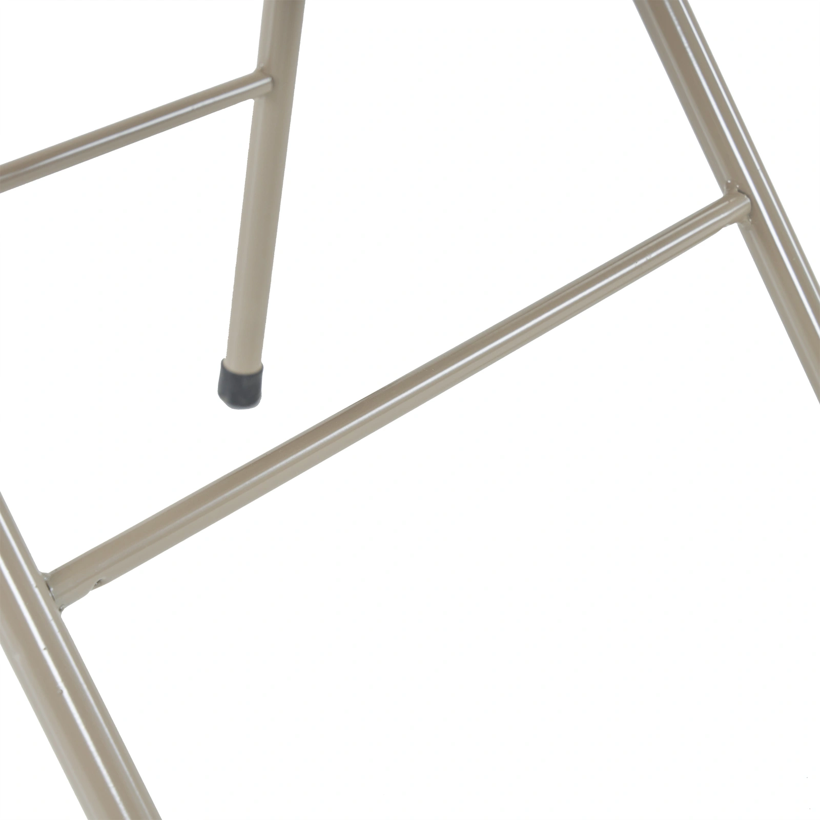 4pcs Elegant Foldable Iron & PVC Chairs for Convention & Exhibition Light Brown view 10
