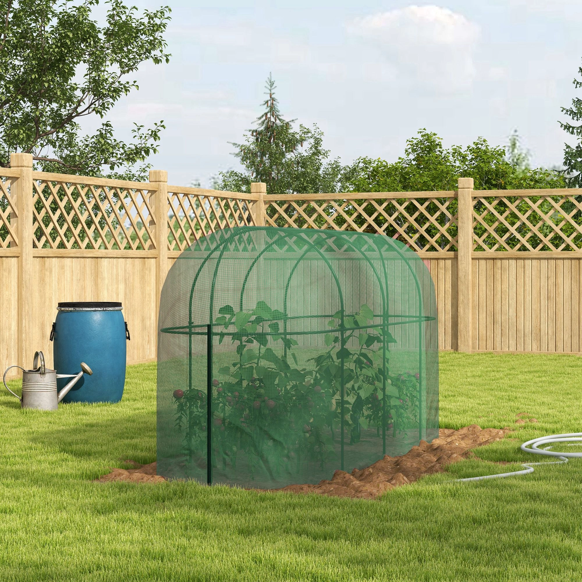Plant Protector Tent Mini Greenhouse Cold Frame Row Cover Windproof Garden Tunnel for Vegetable Flower Seeds view 3