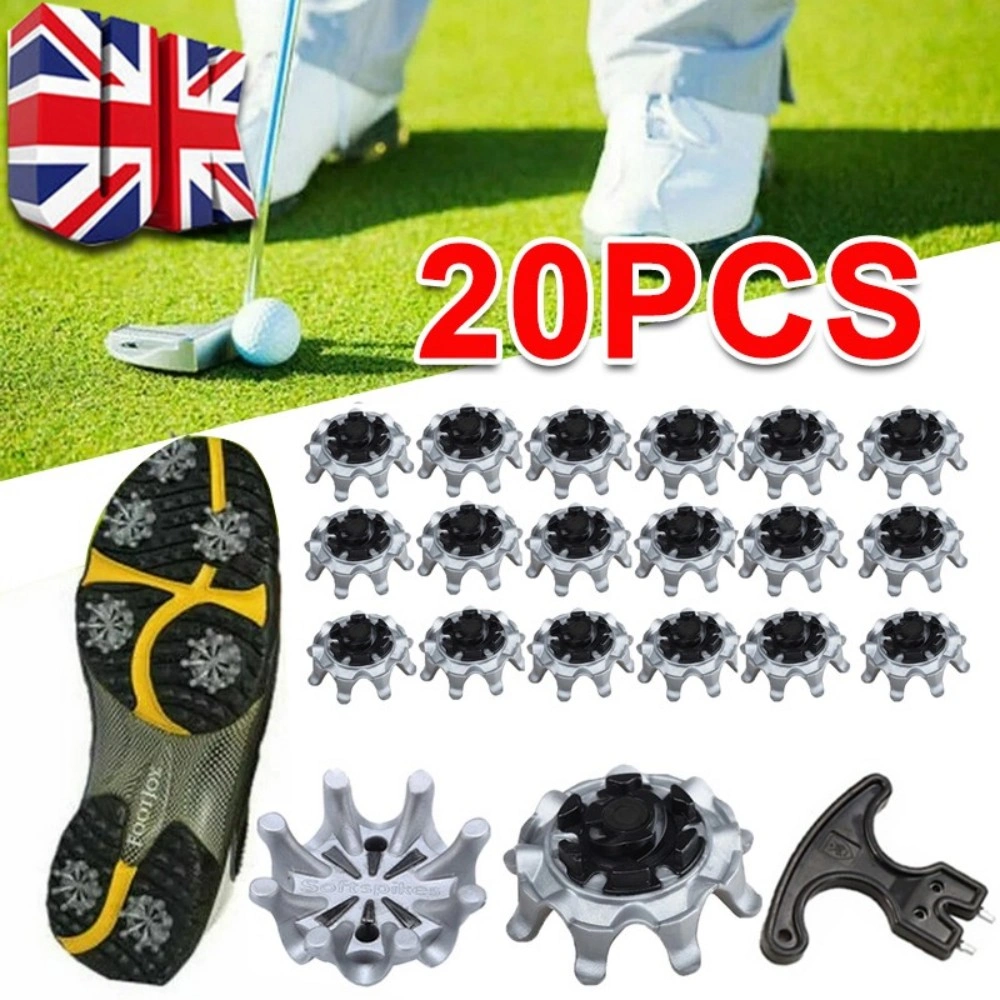 20X Footjoy Replacement Soft Fast Twist Studs Tri-Lok Golf Shoes Spikes Pin view 2