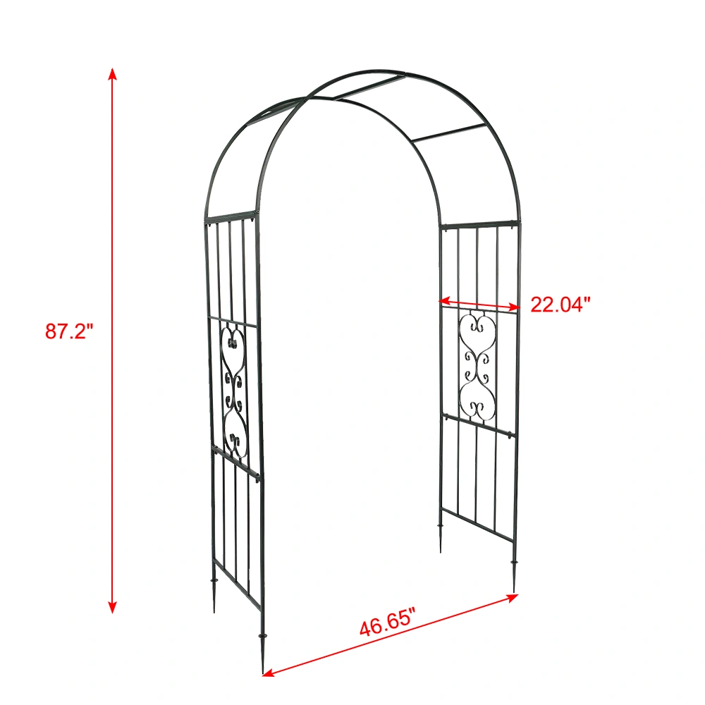 Arc Roof Wrought Iron Arch Plant Climbing Frame view 24