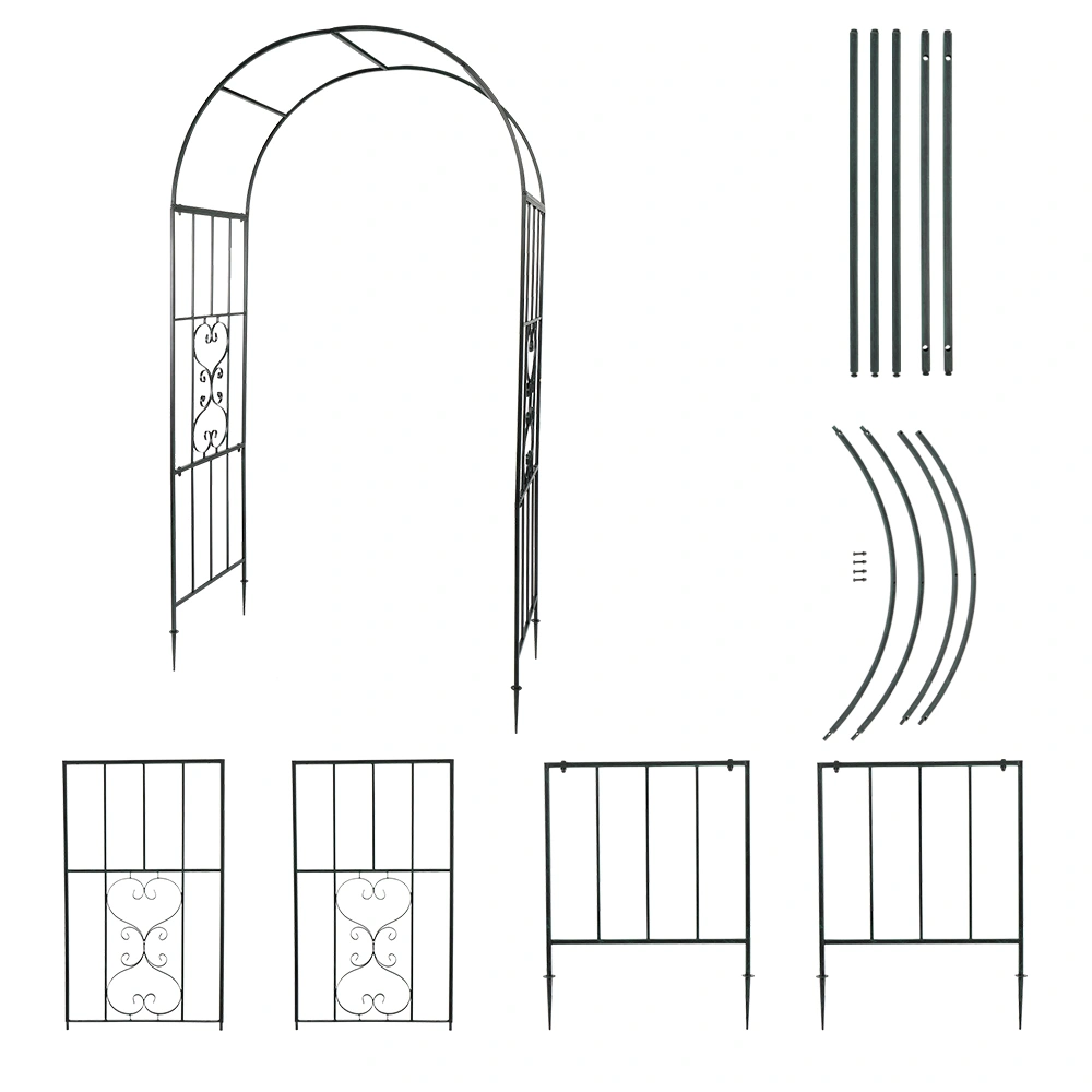 Arc Roof Wrought Iron Arch Plant Climbing Frame view 25