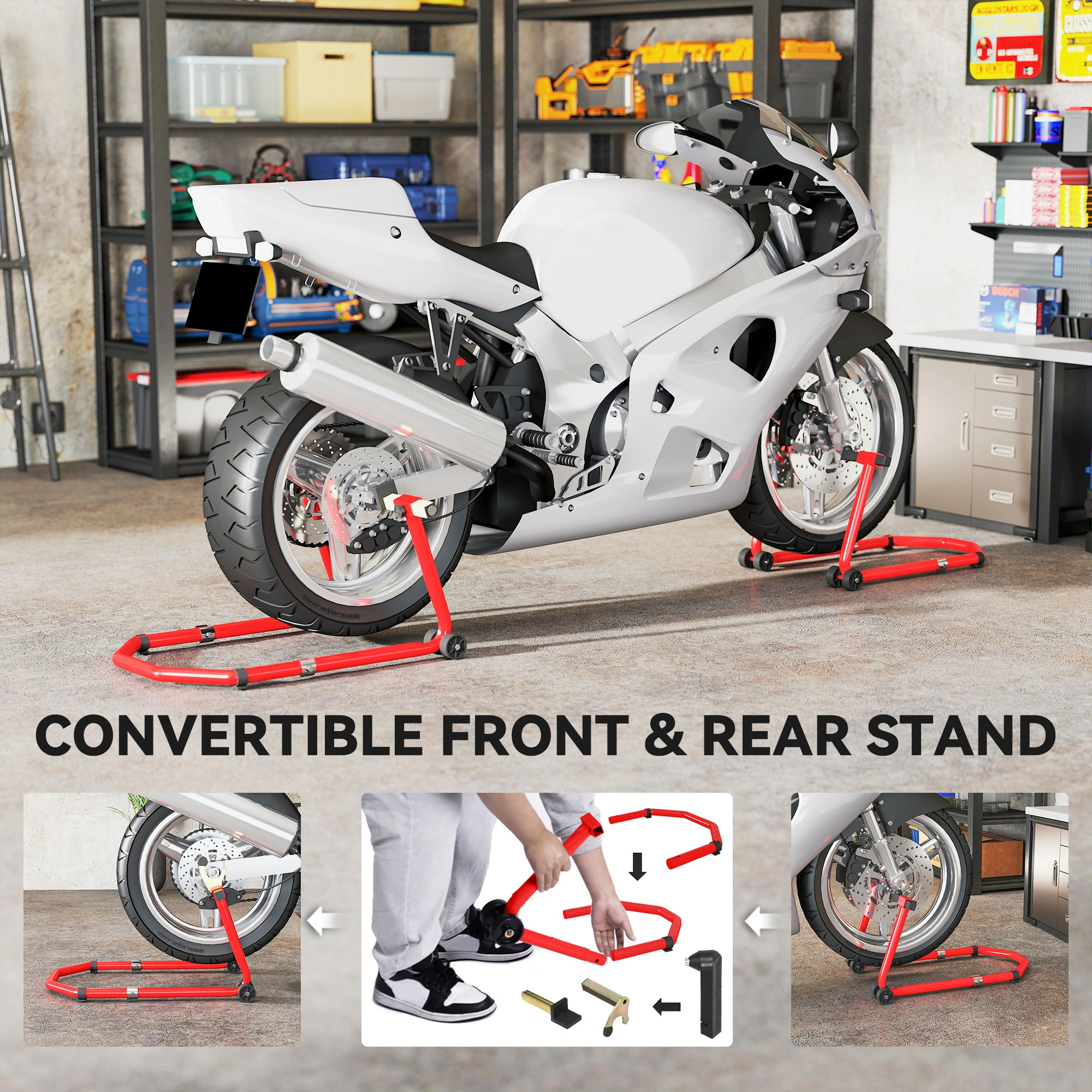 Heavy Duty Welding Table Roller Stand with Adjustable Height, Miter Gauge Slot, Steel Construction for Workshop view 2