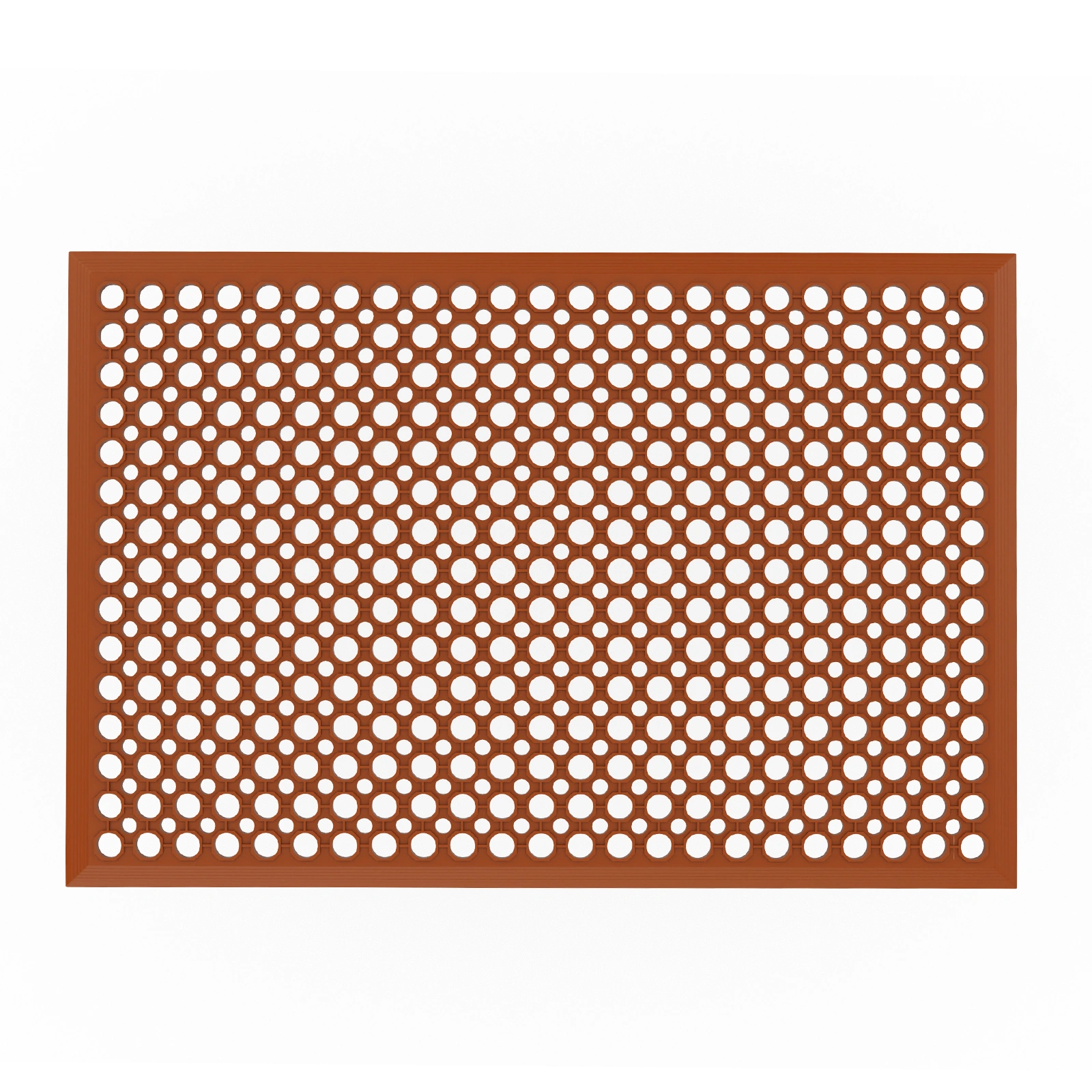 Red Rubber Floor Mat, 60*90*1cm, Anti-Fatigue & Durable view 11