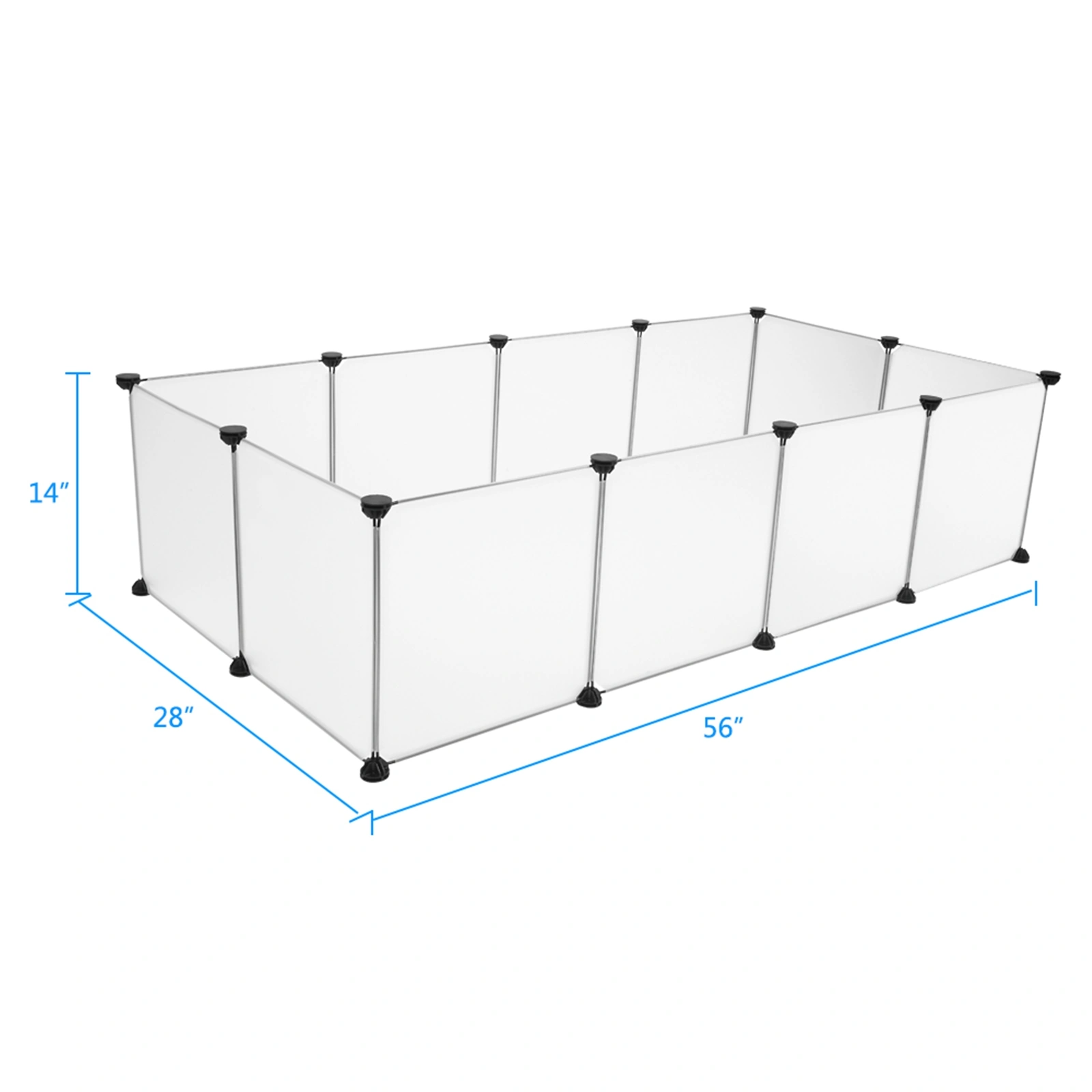 Pet Playpen, Portable Large Plastic Yard Fence Small Animals, Puppy Kennel Crate Fence Tent view 10