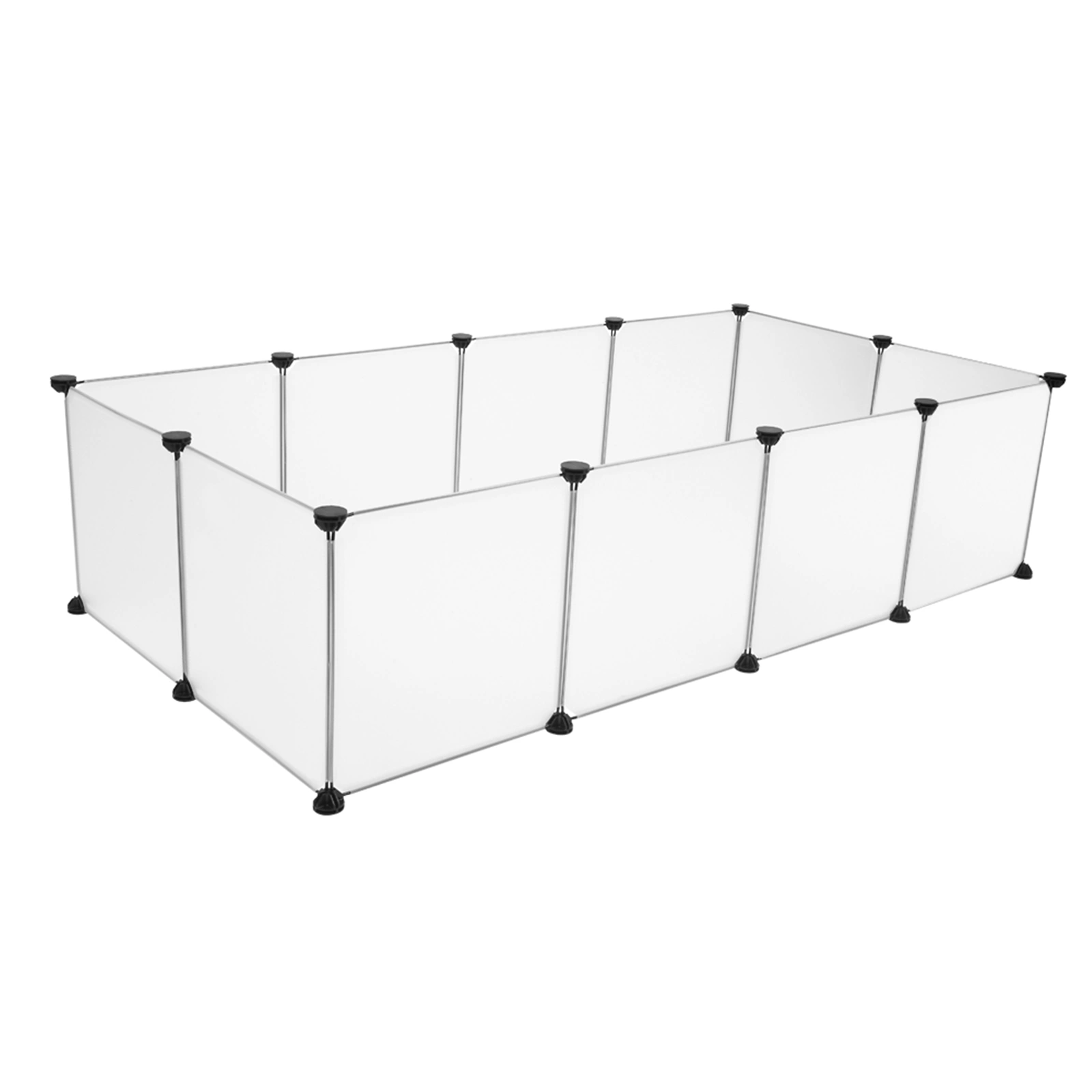 Pet Playpen, Portable Large Plastic Yard Fence Small Animals, Puppy Kennel Crate Fence Tent view 5