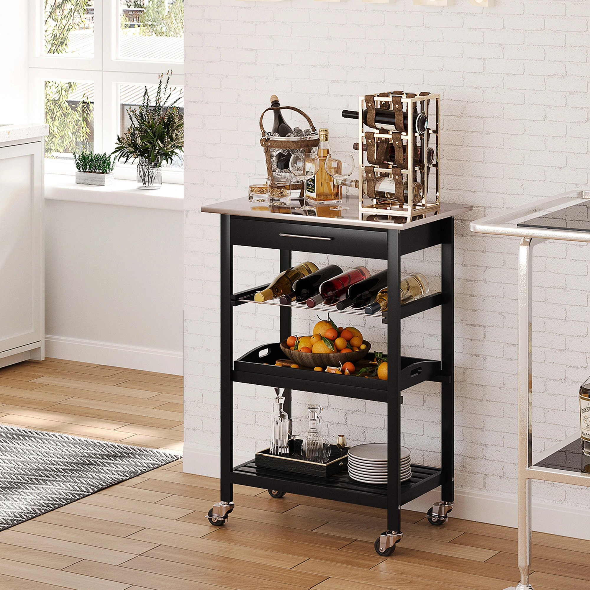 Heavy Duty Storage Rack, 5-Tier Metal Shelving Unit, 36"x12"x72", Industrial Garage Shelf Organizer for Kitchen Pantry Bedroom