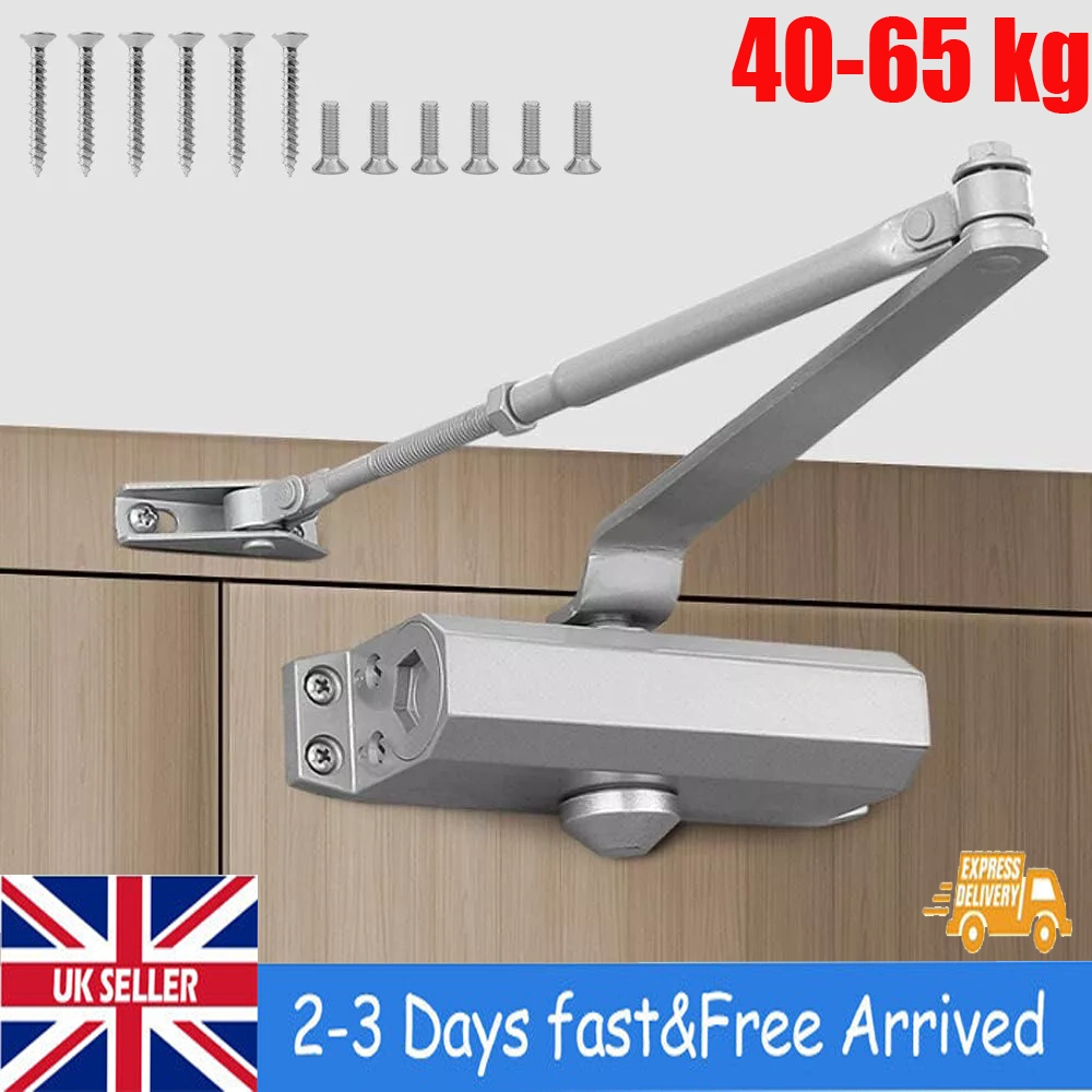 40-65KG Heavy Duty Fire Rated Overhead Door Closer Adjustable Soft Close Opener