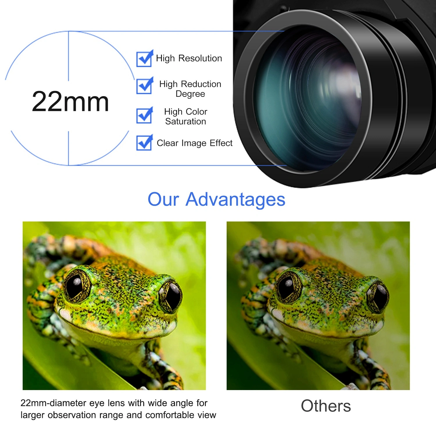 8-24x Binoculars with 50mm Objective Lens, Multi-Layer Coated Aspherical Lenses, High-Grade BAK-4 Prisms, Compact & Portable for Bird Watching, Outdoor, Sports, Concerts, Stargazing view 5
