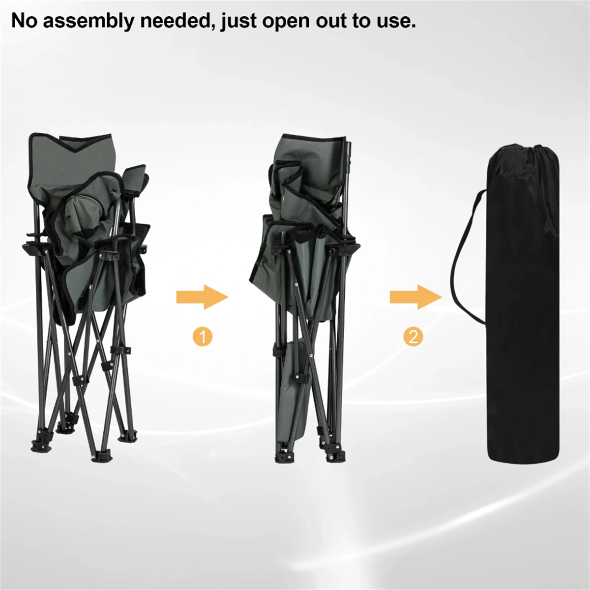 Multifunctional Armchair/Dining Chair/Office Chair | Indoor Outdoor Camping Fishing Chair view 3