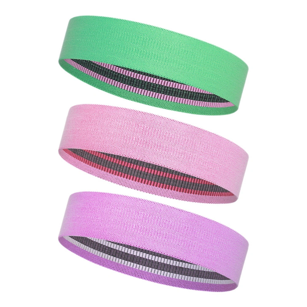 Set of 3 Resistance Loop Bands, TPE Exercise Bands for Fitness, Yoga, Glutes Training & Home Gym Workout view 5