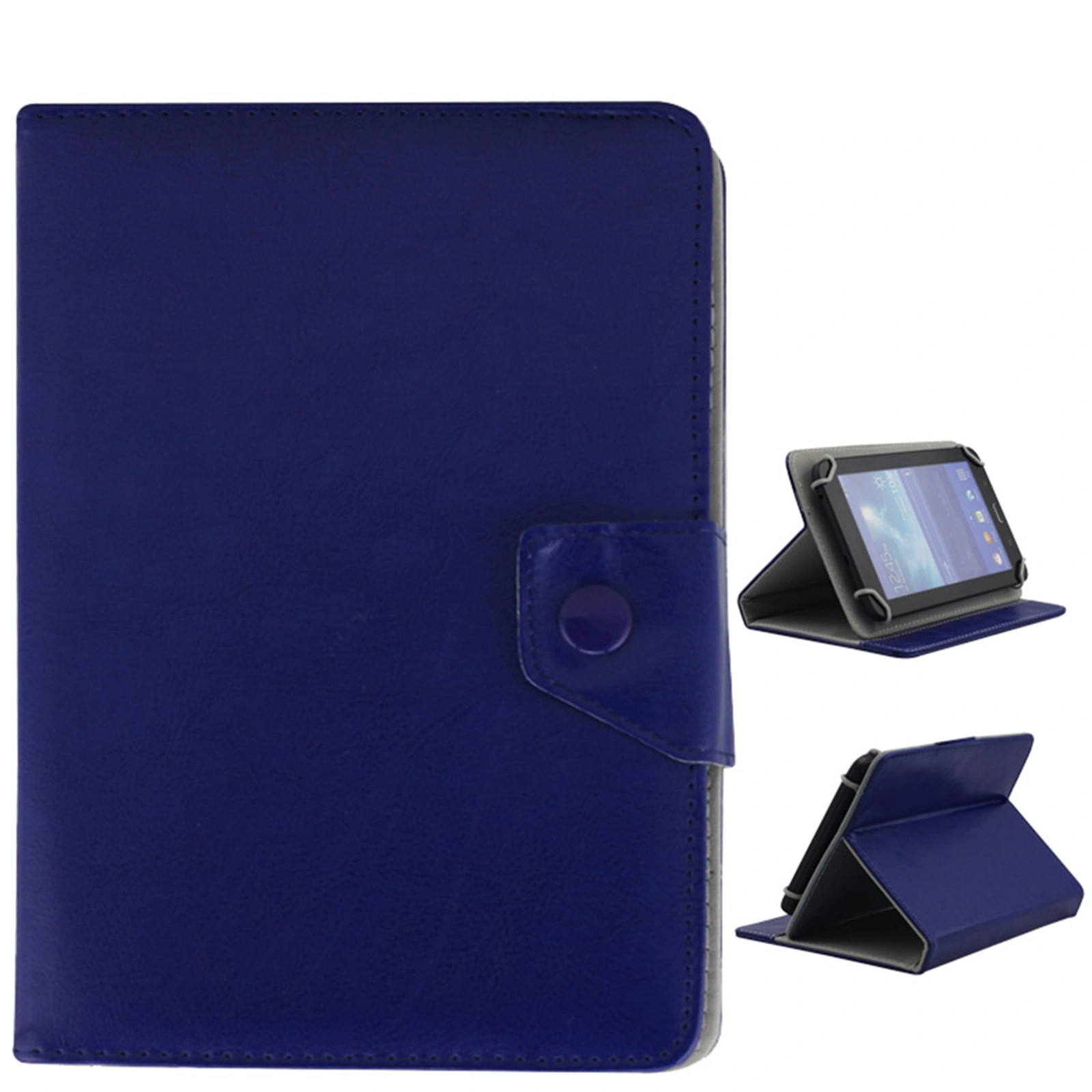 Universal Leather Folio Case for Kindle Fire 7 Inch Tablet - Folding Stand Cover