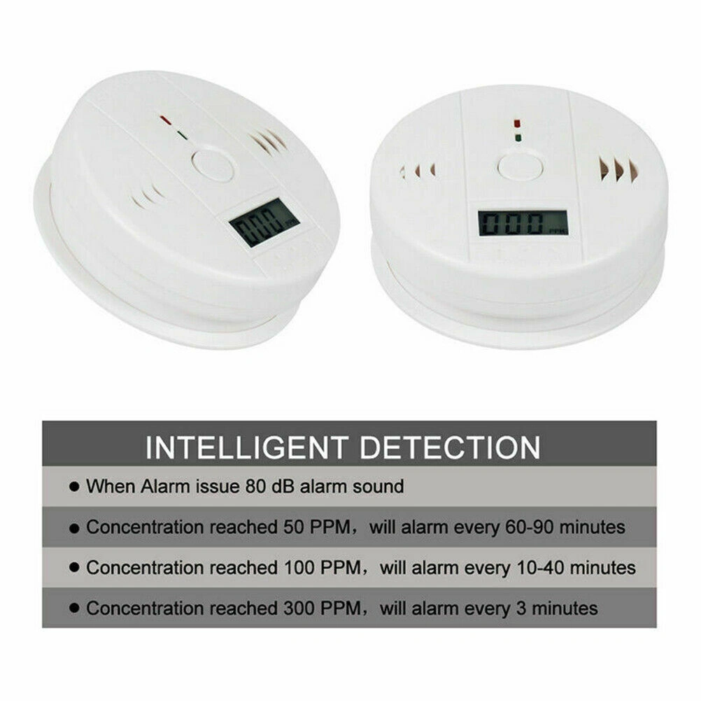 LCD Display CO Carbon Monoxide Gas Detector Device Home Safety Alarm Detector Platform policies vary; relevant qualifications are attached via link, please do not list products without required qualifications. view 4